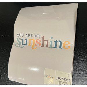 You Are My Sunshine Poster 11 x 14 - Unframed